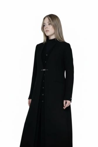 Black Tuxedo-blazer Abaya