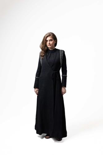 Linen Breeze Blazer Abaya