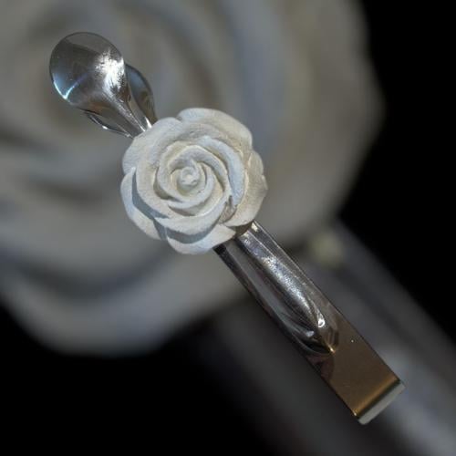 ملقط فحم بالورد