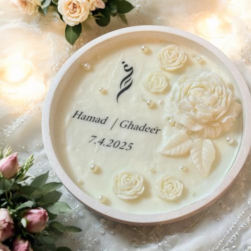 شمعة عروس معطرة