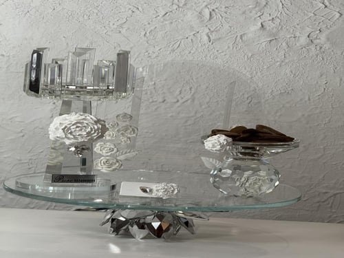 بكج مبخرة العروس كريستاليه بالورد