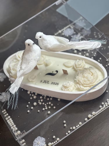 صندوق اكريلك شامل العصافير واللولو