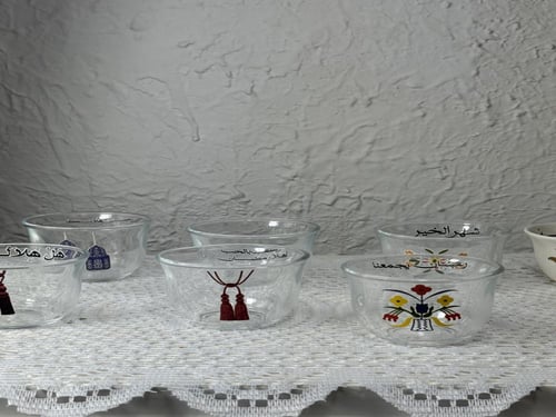 بوكس فناحين رمضاينه شفافه ٦ فنجان