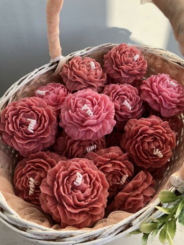 شمعة الوردة الجوري