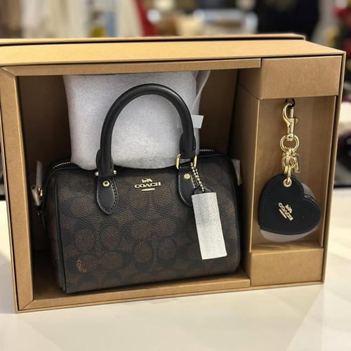 مجموعة حقيبة كروس بودي روان صغيرة مع مرآة وحقيبة ي...