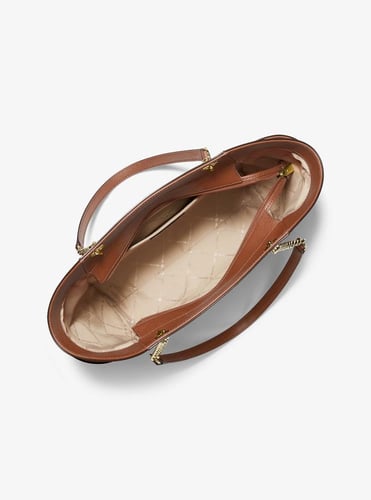 حقيبة كتف كبيرة من الجلد السافيانو من جيت سيت