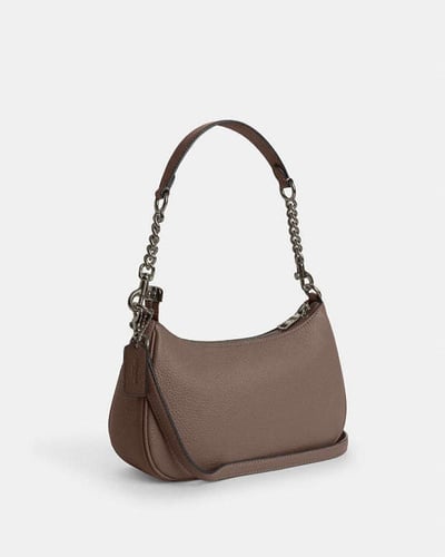 حقيبة كتف تيري مع كشكش