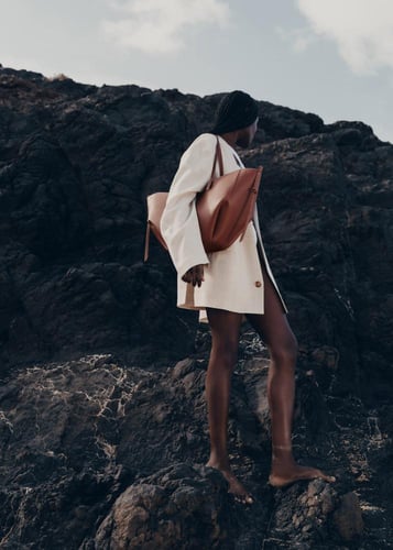 حقيبة بولين باريس المقاس الكبير