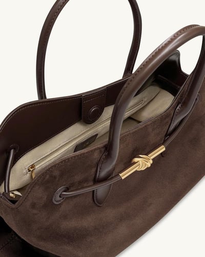 حقيبة يد أديل بعقدة حبل معدني /متعدد الألون