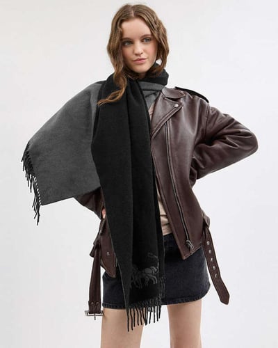 كاتم صوت مزدوج الوجه كبير الحجم للخيول والعربة كوت...