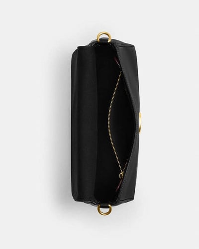 حقيبة كتف ناعمة من قماش التابي / براند كوتش