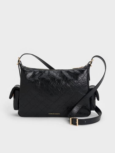 حقيبة كتف مبطنة مزدوجة / C&K