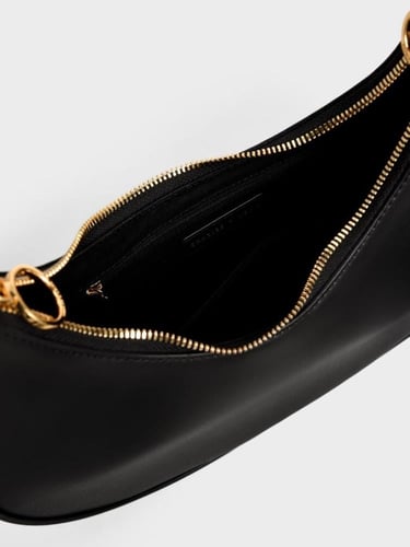 حقيبة هوب الهلال - أسود