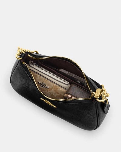 حقيبة كتف تيري مع كشكش