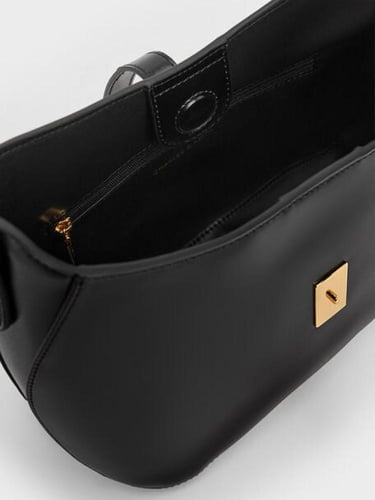 حقيبة كتف بحزام ويستيريا - سوداء