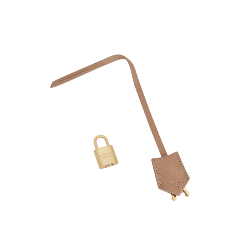 حقيبة هوبو باللون البيج الذهبي