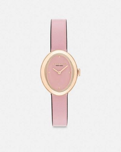 ساعة كوتش سامي 22 لون بينك