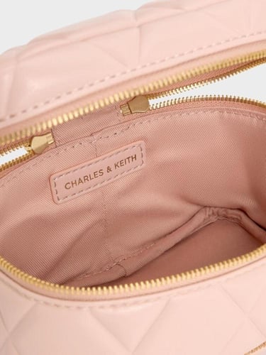 حقيبة أروين المبطنة ذات المقبض العلوي - وردي فاتح