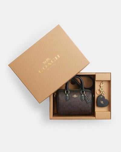 مجموعة حقيبة كروس بودي روان صغيرة مع مرآة وحقيبة ي...