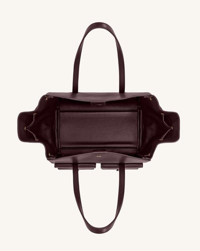 حقيبة ليندا توت - بورغندي غامق