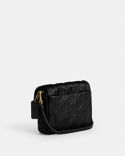 حقيبة كتف Times Square Tabby مقاس 17 مع لحاف