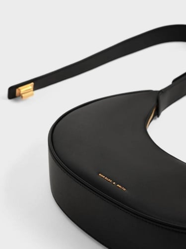 حقيبة هوب الهلال - أسود