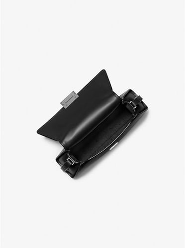 حقيبة كتف جلدية متوسطة الحجم من لودلو