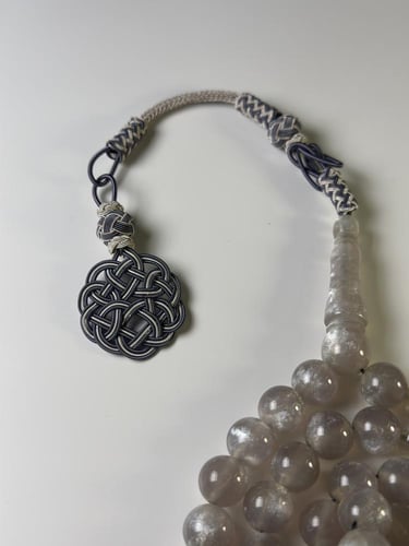 مسباح بكلايت شبيه فضة طرابزونية - فضائي