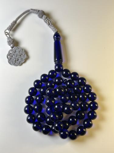 مسباح بكلايت شبيه فضة طرابزونية - حرباء بنفسجي