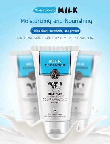 غسول الحليب لتبييض الوجه مع مساعد الإنزيم Q10 من ب...