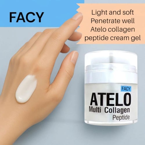 كريم جل متعدد الببتيد الكولاجيني من فاسي أتيلو