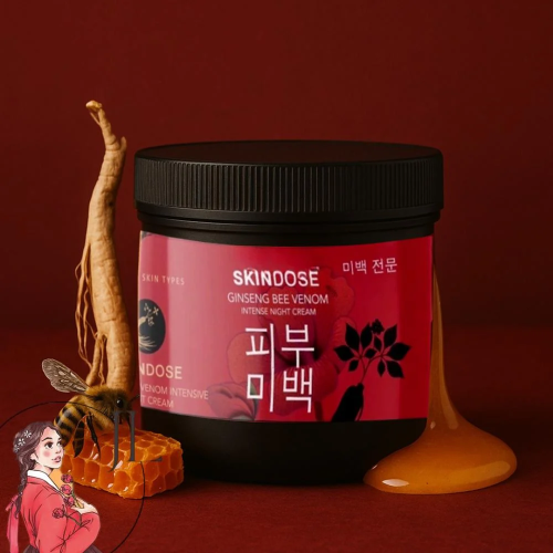 كريم سكين دوز الليلي لشد الوجه - SKIN dose GINSENG...