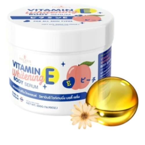 سيروم تفتيح الجسم بفيتامين E للبشرة الثمينة