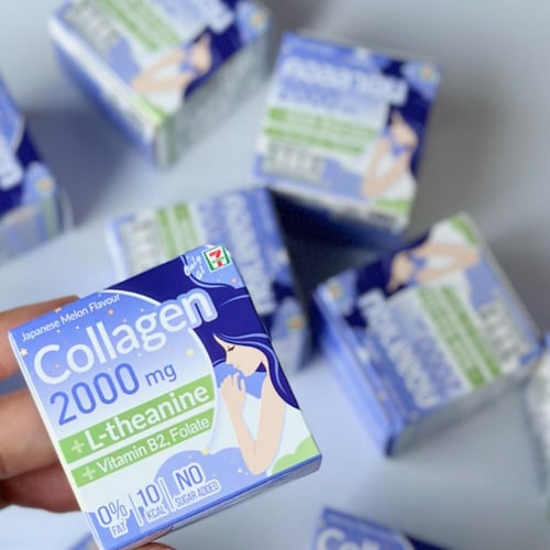 فريش دوز الكولاجين 2000 وإل ثيانين و فيتامين ب2 و...