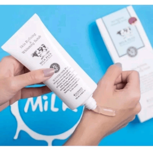 مقشر بيوتي بوفيه ميلك بلس لتنقية وتفتيح البشرة