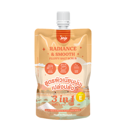 مقشر ملح ناعم بفيتامين E لتفتيح البشرة، الترطيب وا...