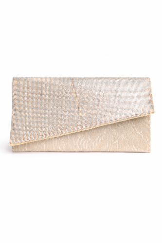 Golden evening bag