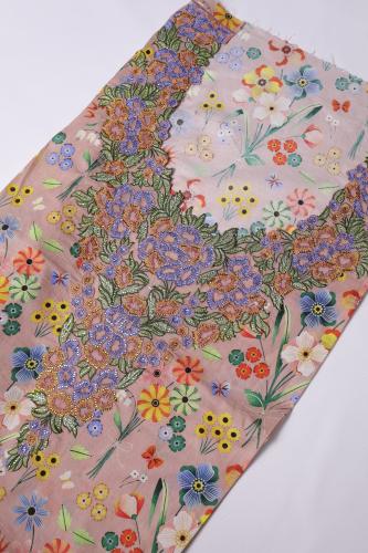 مخور لحمي قطن بتطريز بارز