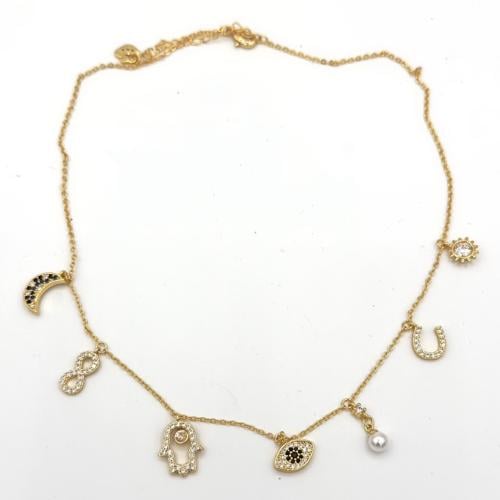 شوكر سوار فسكي ذهبي