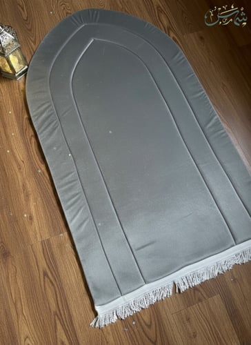 مجموعة سجادة صلاة مبطنة ارتفاع 2.5 سم سادة من شمس