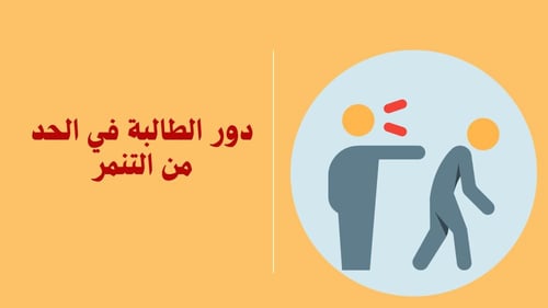 عرض تقديمي - التنمر