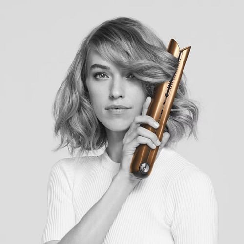 مملس شعر كهربائي دايسون كورال - نحاسي/ذهبي بشاشة ر...