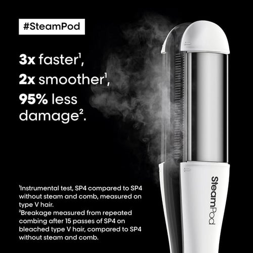 مكواة فرد وتصفيف الشعر ستيم بود SteamPod 4.0 من لو...
