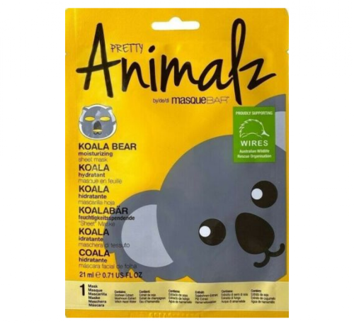قناع ورقي للوجه من Pretty Animalz مرطب ومهدئ 1 قطع...