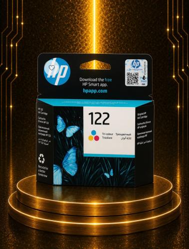 حبر HP 122 ثلاثي الألوان أصلي CH562HE لطابعات HP D...