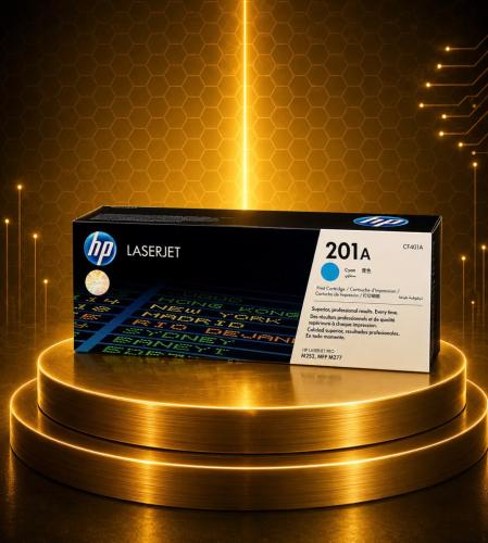حبر HP 201A أصلي سماوي CF401A لطابعات Color LaserJ...