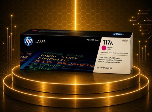 حبر HP 117A أصلي أرجواني W2073A لطابعات Color Lase...