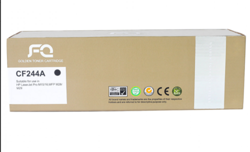 حبر ليزر FQ 44A الذهبي متوافق مع CF244A أسود