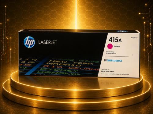 حبر HP 415A أصلي أرجواني W2033A لطابعات HP Color L...