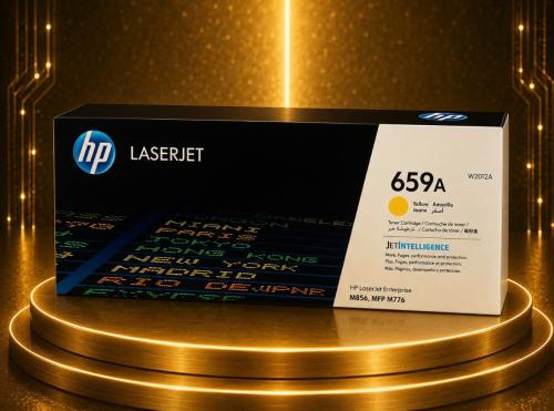 حبر HP 659A أصفر أصلي W2013A لطابعات HP Color Lase...
